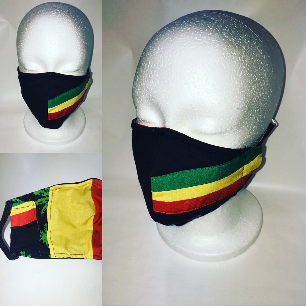 Rasta face mask / ragae face mask